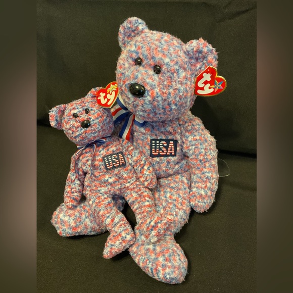 Ty USA buddy & beanie baby Fourth of July 🇺🇸 Independence Day - Picture 2 of 9